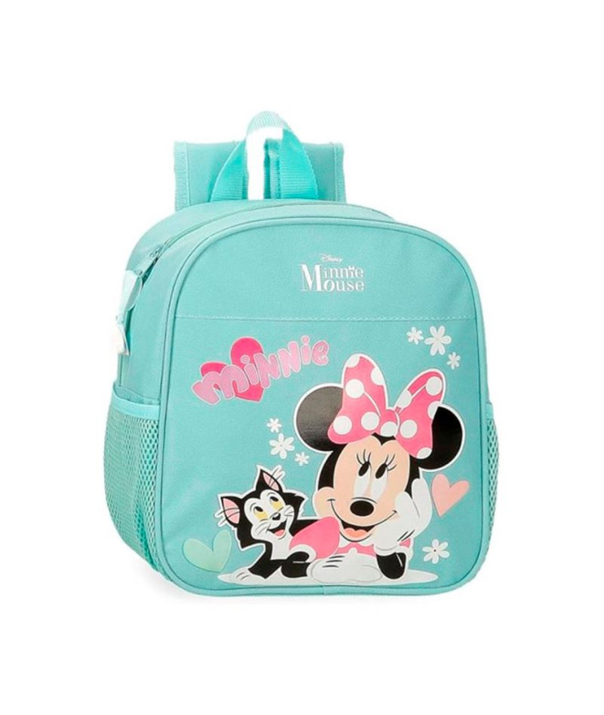 Mochila Disney Backpack 25 Cm. Minnie & Figaro...