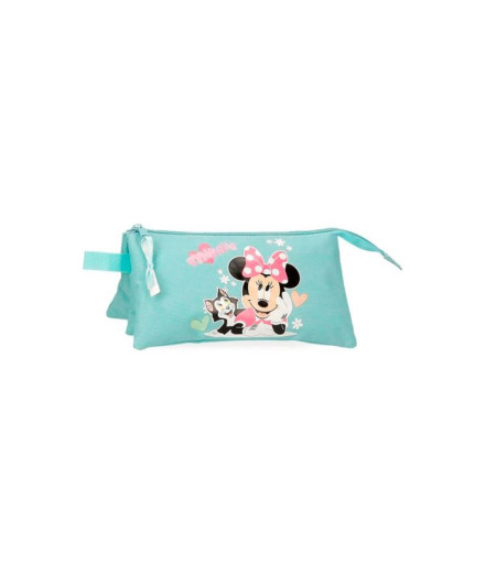 Mochila Disney Vanity Case 3C. Minnie & Figaro Azul
