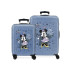 Trolley Disney Abs Luggage Set 2/ 55-68Cm.4W. Minnie Style Azul