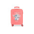 Trolley Disney Abs Suitcase 55Cm.4R. Stitch Cuddle Me Coral Rosa