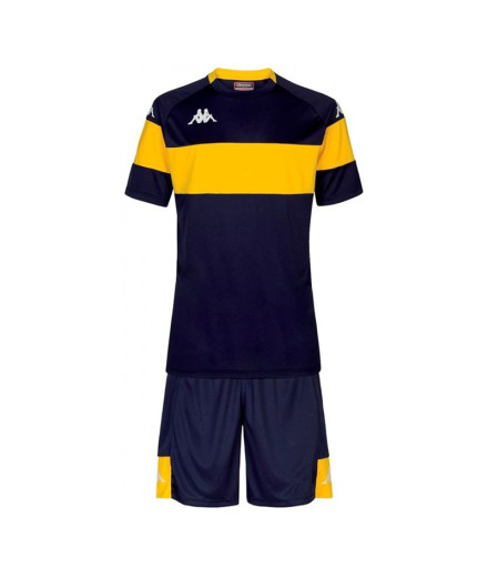 Sudadera Fútbol Kappa Dareto Hombre Azu Marino/Amarillo