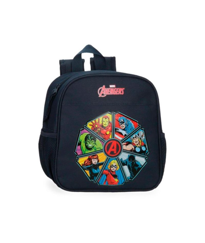 Mochila Marvel 25 Cm. Avengers To The Power Negro
