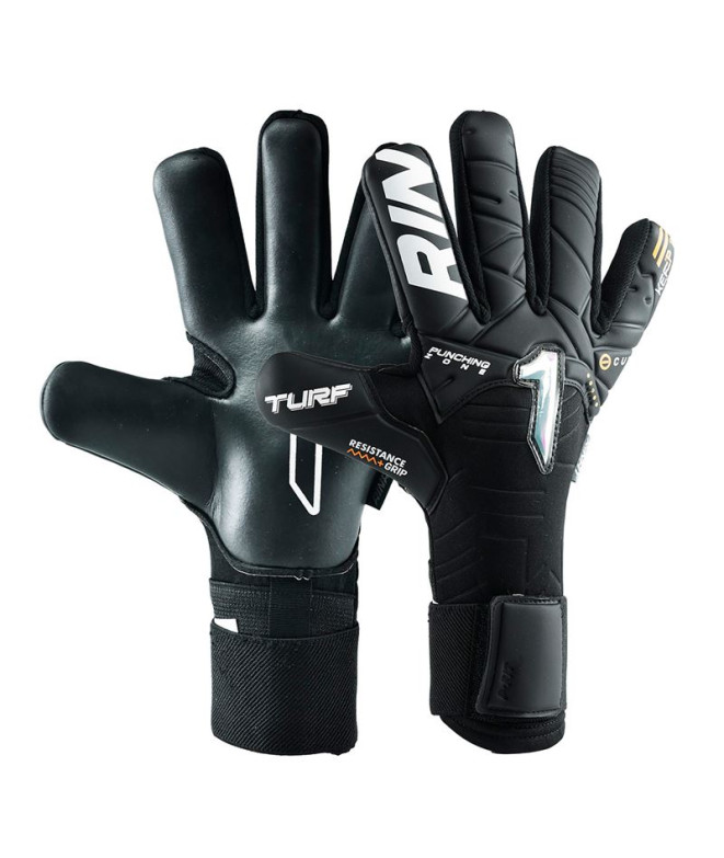 Guantes de portero Rinat Kratos Turf Basic Negro