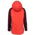 Chaqueta de Montaña Joluvi Hibrida Rik Coral Neon Granate Mujer