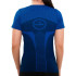 Camiseta de Running Hanker Dung Manga Corta Azul