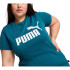 Camiseta Puma Essentials Logo Mujer Azul