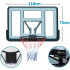 Set Tablero Basket Swish 110X75 Cm Con Soporte Enebe