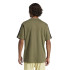 Camiseta adidas 3Bandas Hombre Verde Oscuro/Negro