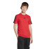 Camiseta adidas 3 Bandas Infantil Rubpur/Negro