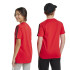 Camiseta adidas 3 Bandas Infantil Rubpur/Negro
