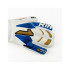 Guantes de portero Rinat Egotiko Vengador Spine Turf Basic Infantil Blanco