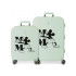 Trolley Disney Abs Luggage Set 2/ 55-70Cm.4W.Disney 100-Mickey Happiness Verde
