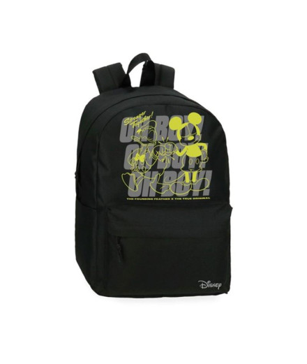 Mochila Disney Adapt. Backpack.45 Cm.Mickey Oh Boy Negro