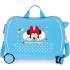 Maleta Infantil Disney Abs Rolling Suitcase 4W.(2 Multid.)Minnie Rainbow Azul
