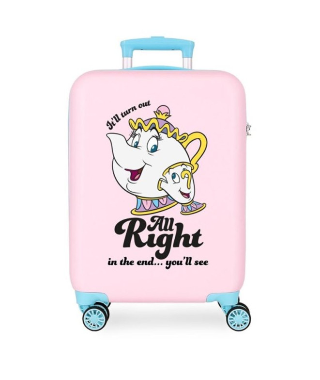 Trolley Disney Trolley Abs 55Cm.4R. All Right Rosa