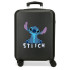 Trolley Disney Abs Suitcase 55Cm.4R. Stitch Cute Negro