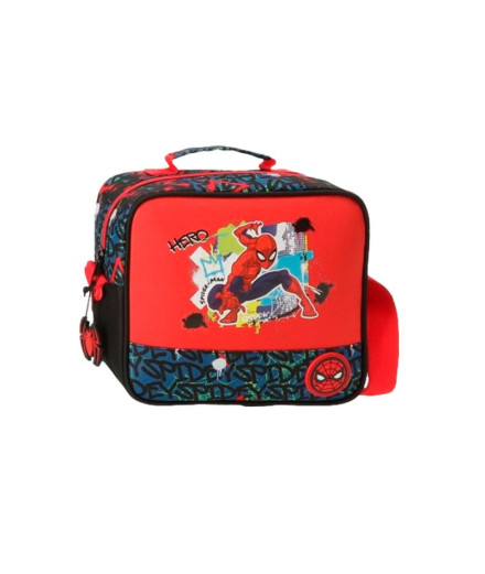 Neceser Marvel-Band.Adap.Spiderman Urban Rojo