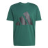 Camiseta adidas Essentials Big Logo Hombre Verde Oscuro/Negro