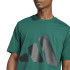 Camiseta adidas Essentials Big Logo Hombre Verde Oscuro/Negro