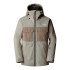 Chaqueta de Snow The North Face Fourbarrel Triclimate Clay Hombre Gris/Negro