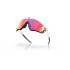 Gafas de Sol de Ciclismo Oakley Jawbreaker Polished Blanco Prizm Road