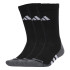 Calcetines de Fitness adidas Prf C Cc Crw 3P Infantil Negro/Blanco