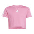 Conjunto de Fitness adidas Jg Tr-Es 3Bandas Set Niña Rosa