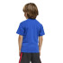 Camiseta adidas Big Logo Infantil Azul/Blanco