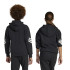 Sudadera adidas Future Icons 3Bandas Fz Hd Infantil Negro/Blanco