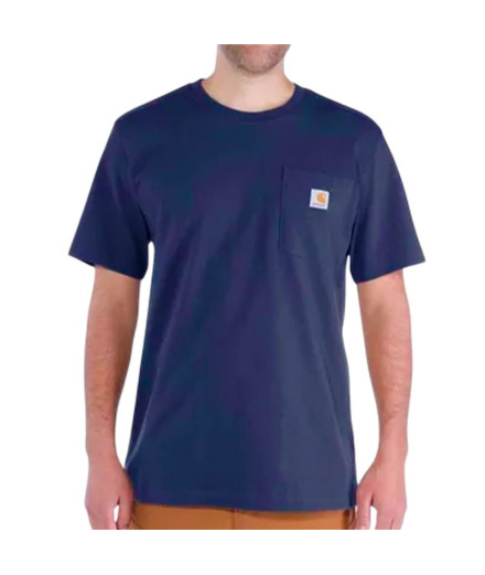 Camiseta Carhartt K87 Pocket S/S T-Shirt Hombre Navy