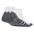 Calcetines de FitnEssentials adidas Prf T Cc Low 3P Infantil Blanco/Negro