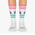 Calcetines Jimmy Lion Athletic Delorean Blanco Hombre