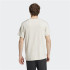 Camiseta adidas Essentials Single 3 Bandas Hombre Blanco Roto