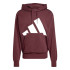 Sudadera adidas Bl French Terry Hd Hombre Rubaur/Blanco
