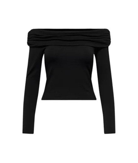 Camiseta Only Onllive Love L/S Off Shoulder Cs Mujer Black
