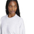 Sudadera adidas Lin French Terry Swt Mujer Gris/Blanco