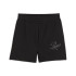 Mallas Puma Essentials Script High-Waist Shorts 5" Mujer Black