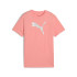 Camiseta Puma Essentials Metallic Tee G Niña Pink Fruit