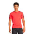 Camiseta de Fitness adidas Tr-Es Base 3Bandas Hombre Rubpur/Negro