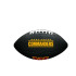 Balón de Fútbol Americano Wilson Mini Nfl Team Soft Touch Fb Bl Ws Infantil Negro/