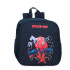 Mochila Marvel Adap.25 Cm. Spiderman Attack Negro