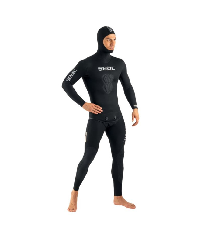 Chaqueta + Pantalones 3 Mm Seac Shark Hombre Negro