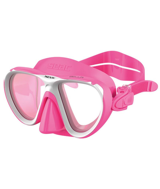 Máscara de Buceo Seac Bella S/Pi Rosa. Silicona...