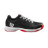 Zapatillas de Tenis Wilson Rush Pro Infantil Negro/Rojo/Blanco