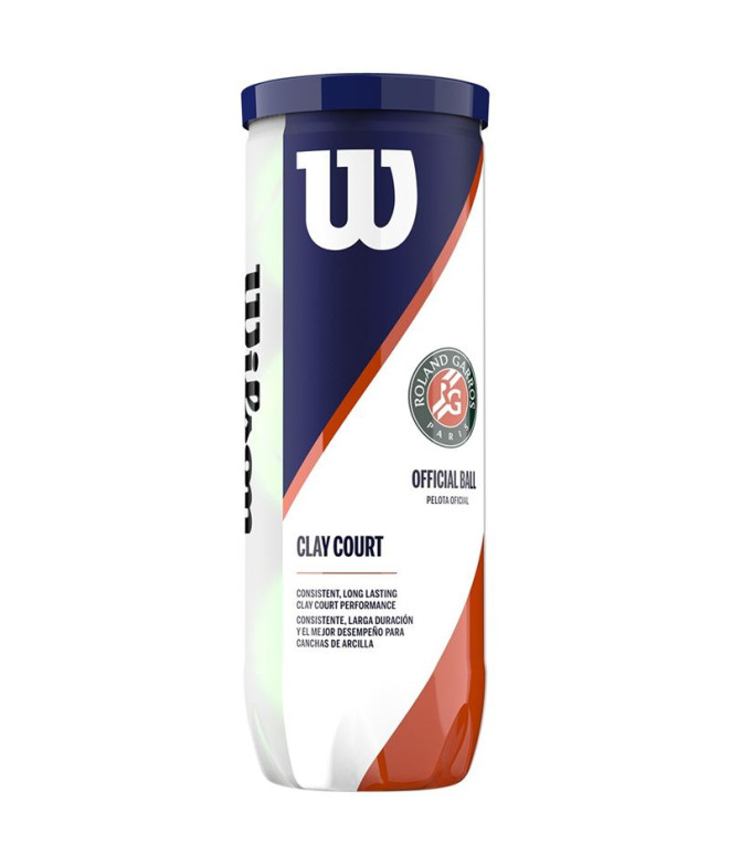 Pelotas de Tenis Wilson Roland Garros Clay Ct 3...