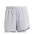 Pantalón de Fitness adidas Aeroready Minimal 2 In 1 Shorts Mujer Gris