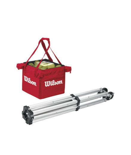Carro de pelotas Wilson Tennis Teaching Cart 150 Rojo