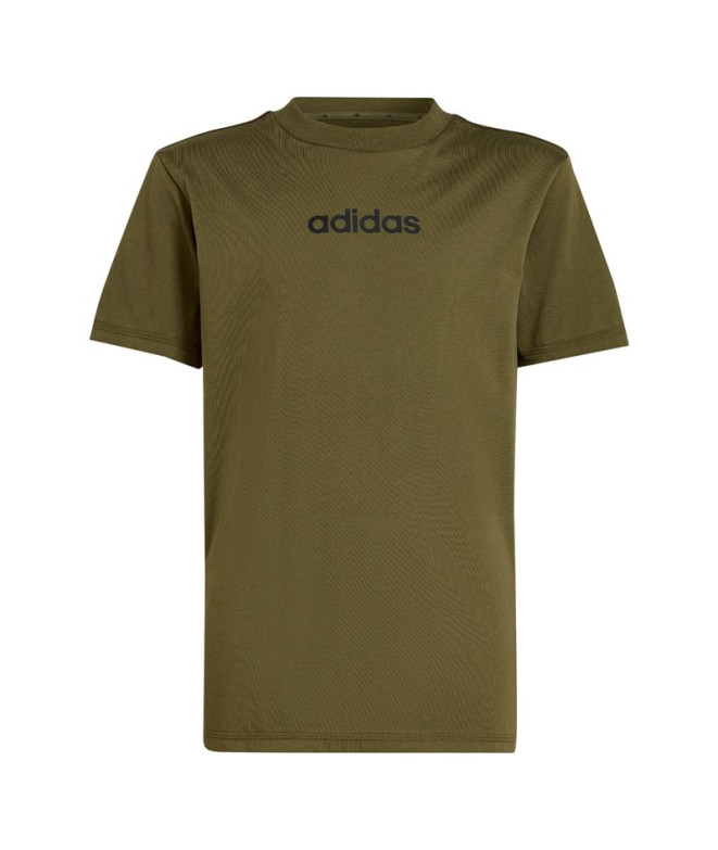 Camiseta adidas Lin 160 Infantil Verde...