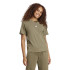 Camiseta adidas Sl Sj Mujer Verde Oscuro/Blanco
