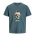Camiseta Jack & Jones Joranatomy Skull Ss Crew Neck Sn Niño Stormy Weather